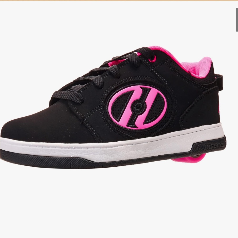 Heelys Kids' Black Sneakers with Pink Accents